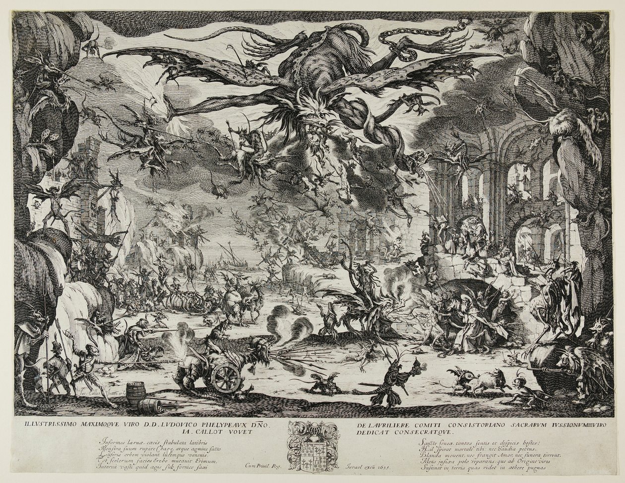 Szent Antal megkísértése alkotó: Jacques Callot