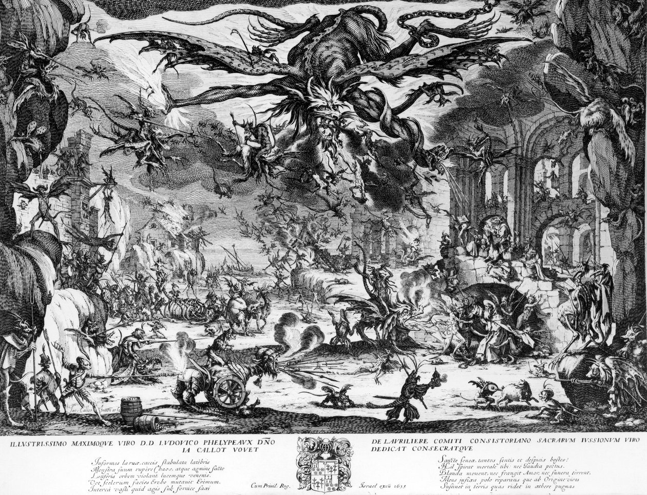 Szent Antal megkísértése alkotó: Jacques Callot