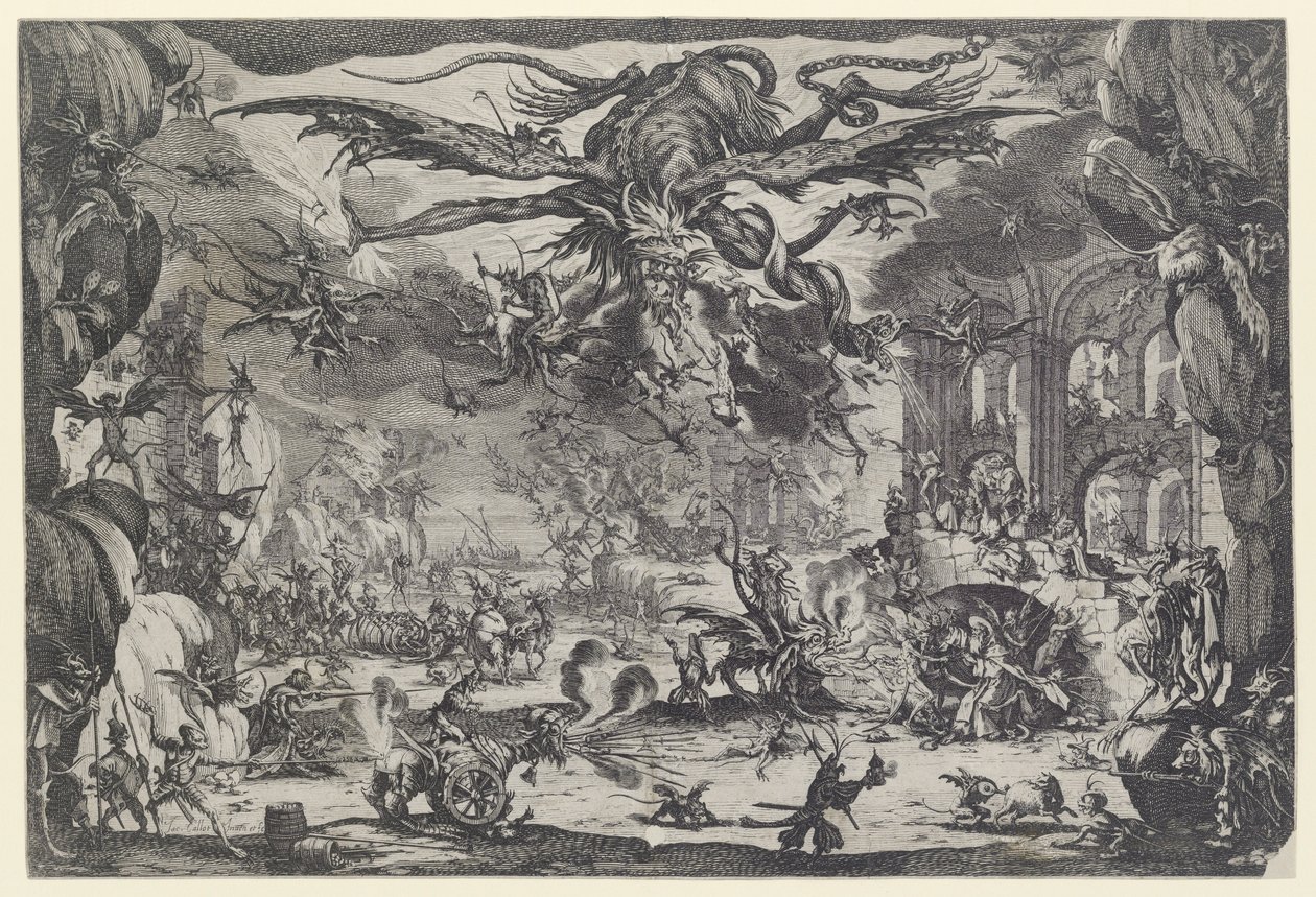Szent Antal megkísértése (La tentation de St. Antoine) alkotó: Jacques Callot