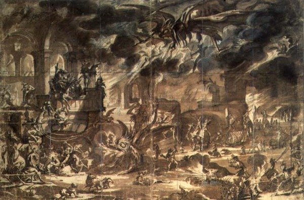 Szent Antal megkísértése alkotó: Jacques Callot
