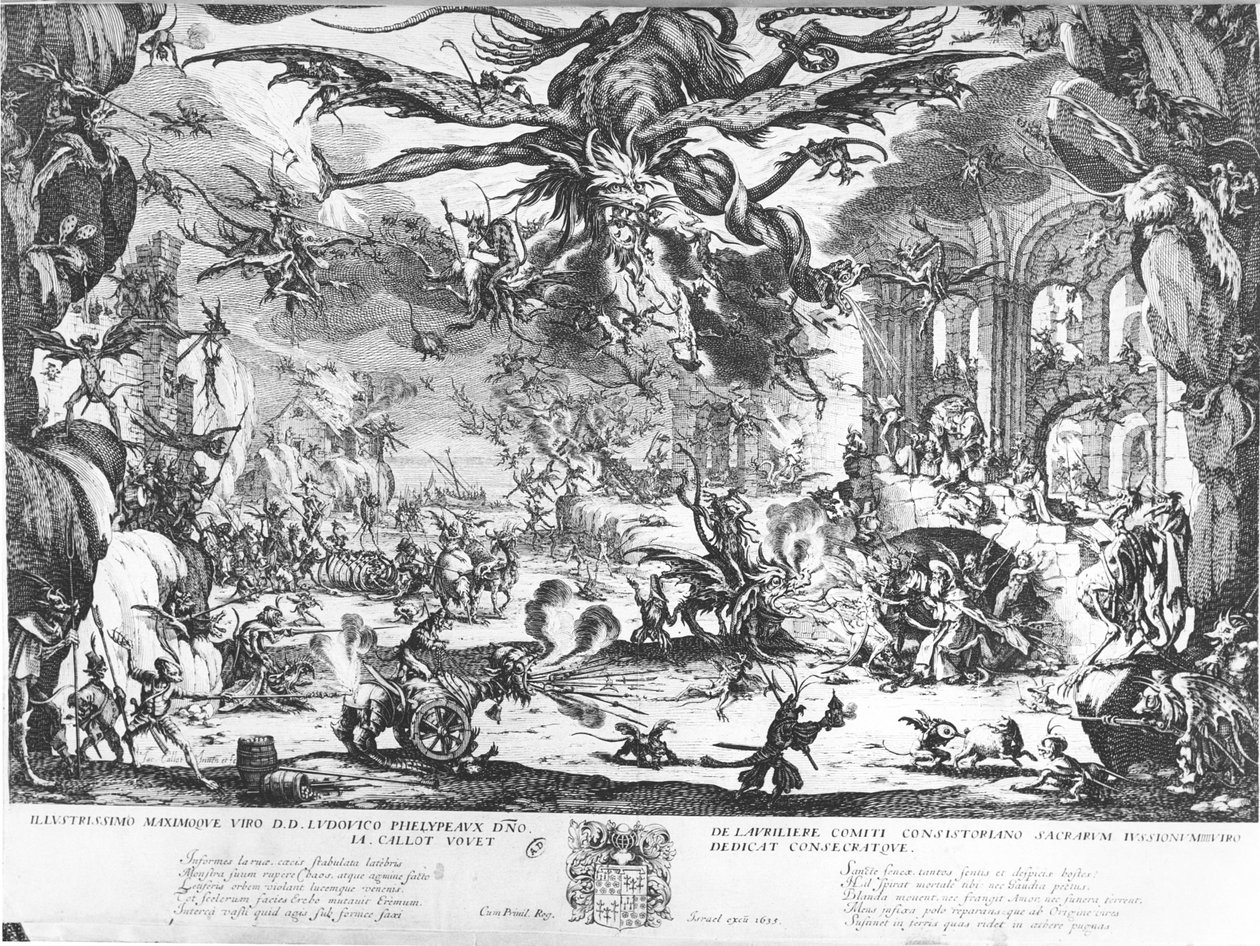 Szent Antal megkísértése alkotó: Jacques Callot