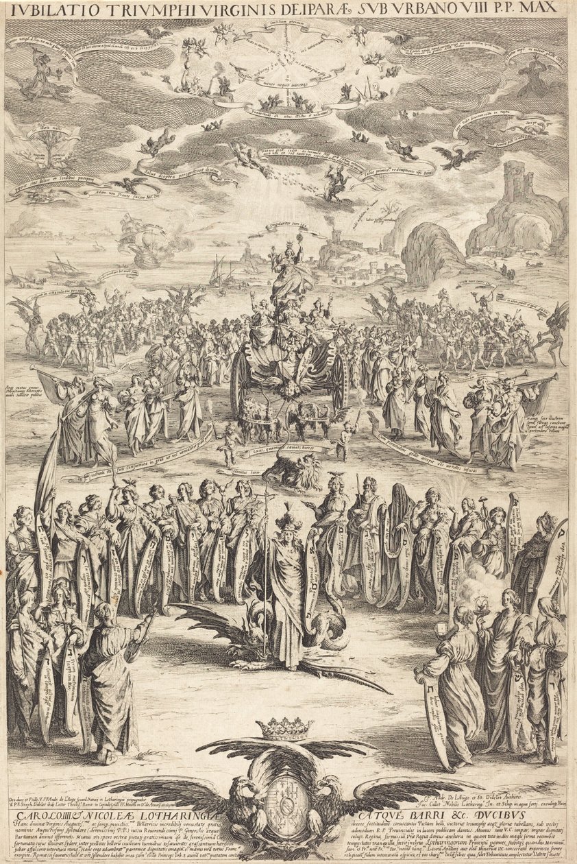 A Szűz diadala alkotó: Jacques Callot