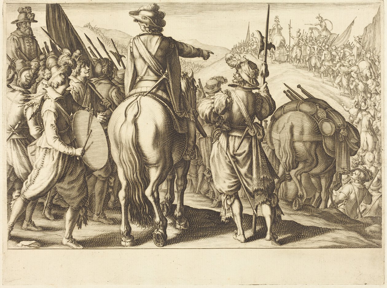 Menetelő csapatok alkotó: Jacques Callot