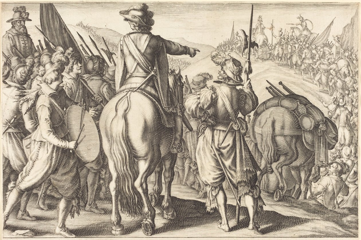 Menetelő csapatok alkotó: Jacques Callot