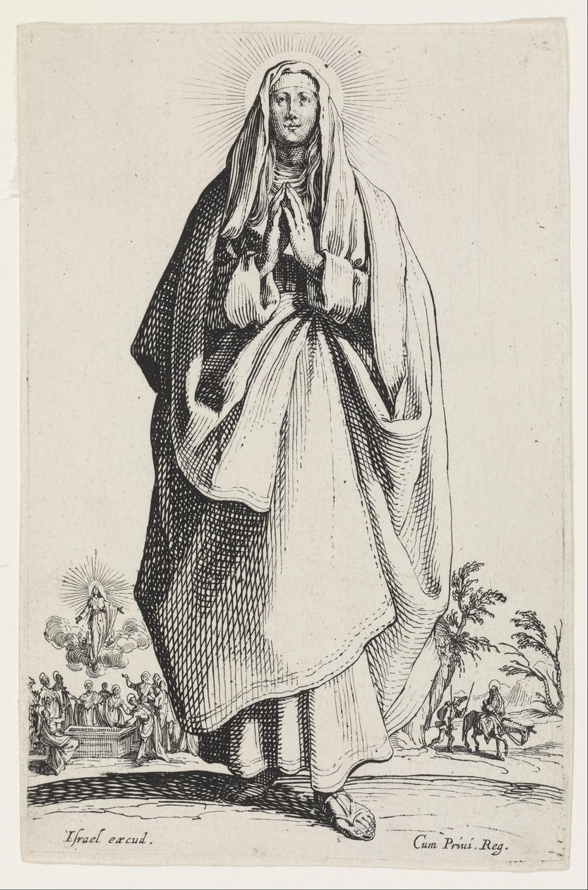 Szűz Mária alkotó: Jacques Callot