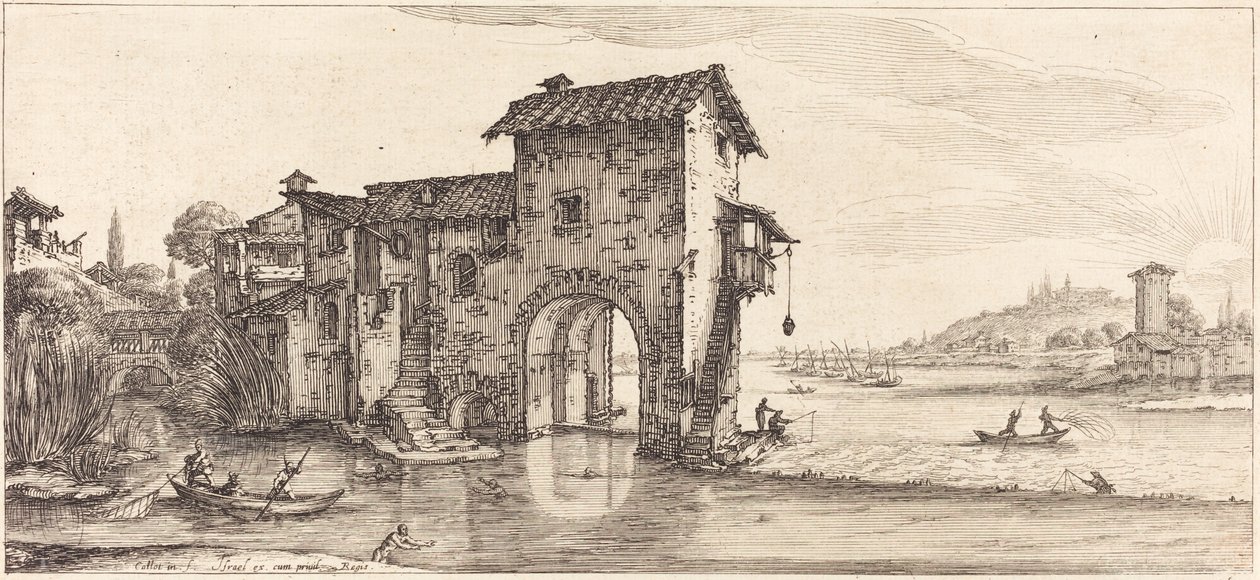 A Vízimalom alkotó: Jacques Callot