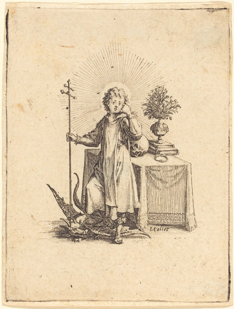 Az ifjú Jézus alkotó: Jacques Callot