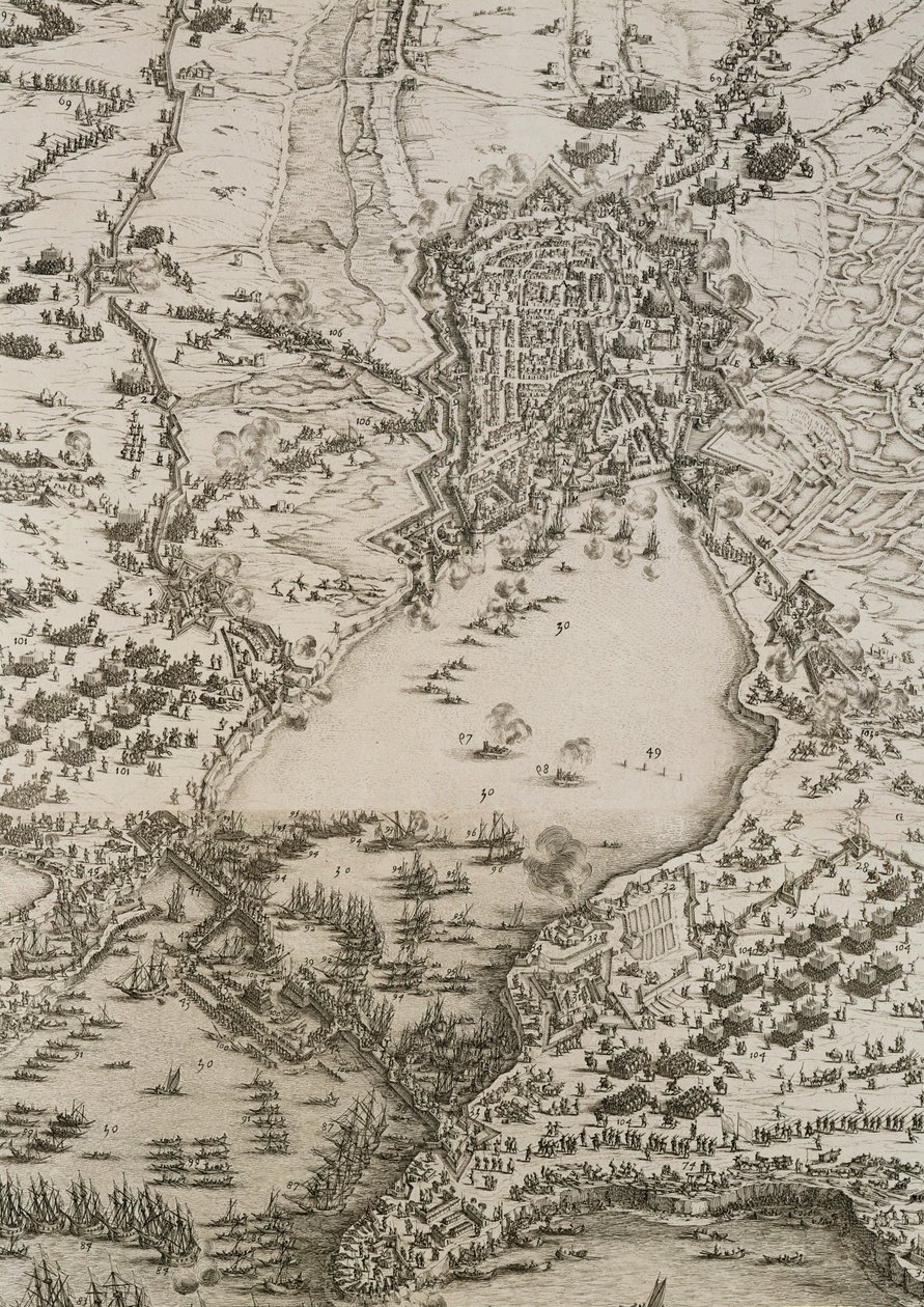 La Rochelle ostroma ... alkotó: Jacques Callot