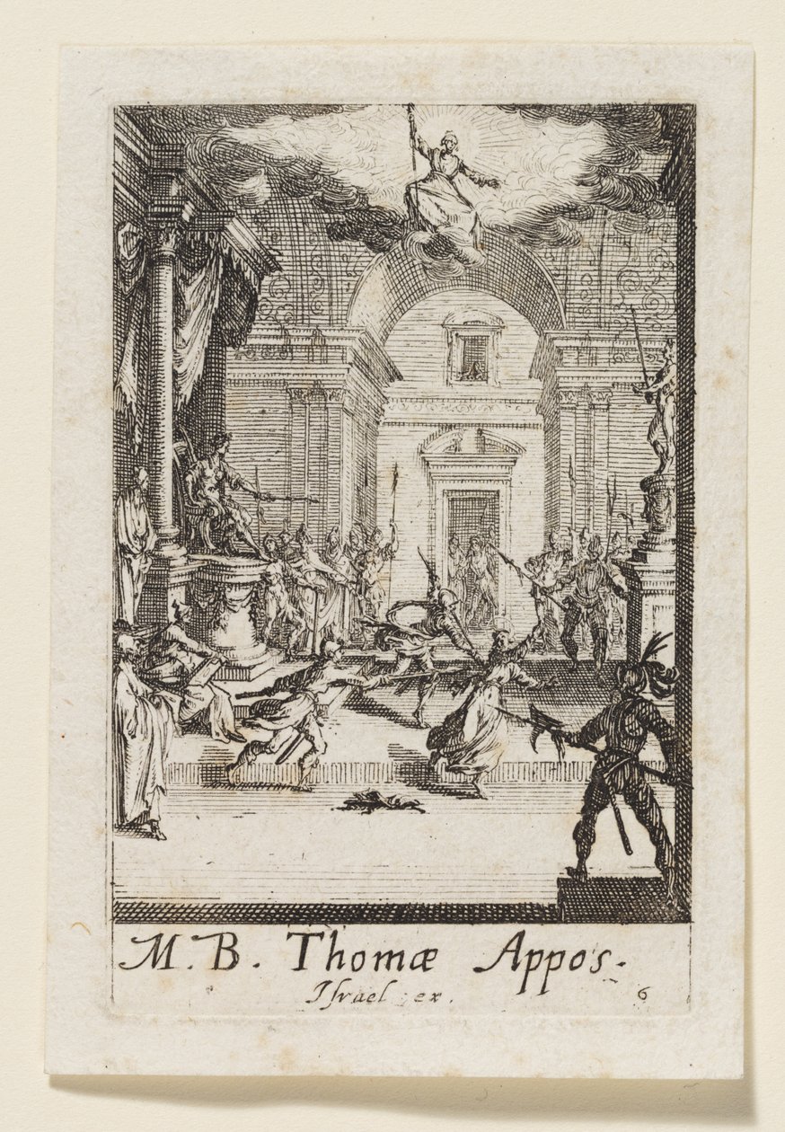 Tamás apostol (Thomas Appos.) alkotó: Jacques Callot