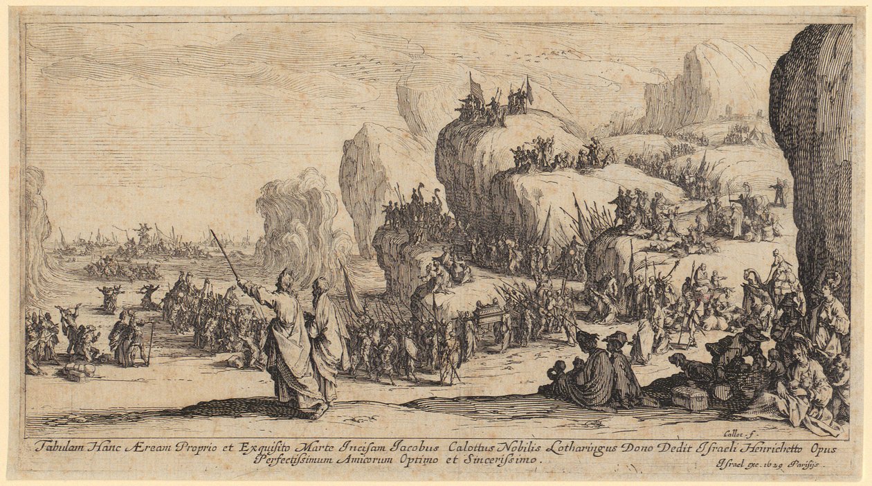 A csapatok elhagyják hajóikat alkotó: Jacques Callot