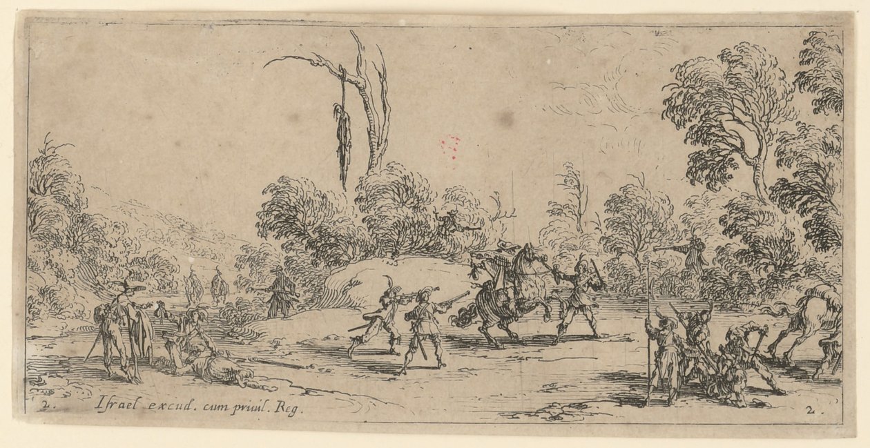 Rajtaütés alkotó: Jacques Callot