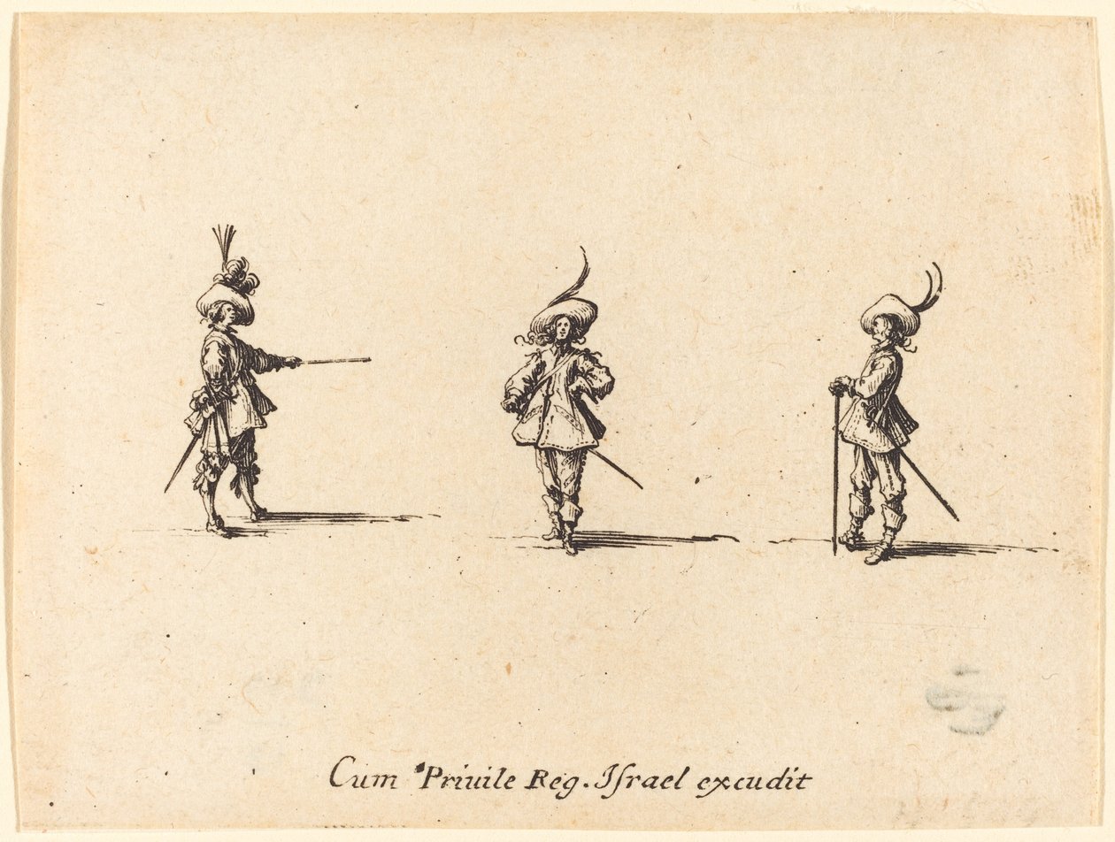 Fegyvertelen fúró alkotó: Jacques Callot