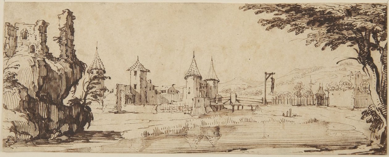 Kilátás a várra alkotó: Jacques Callot