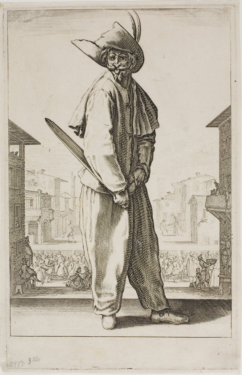 Zanni, a Három olasz komikusból alkotó: Jacques Callot