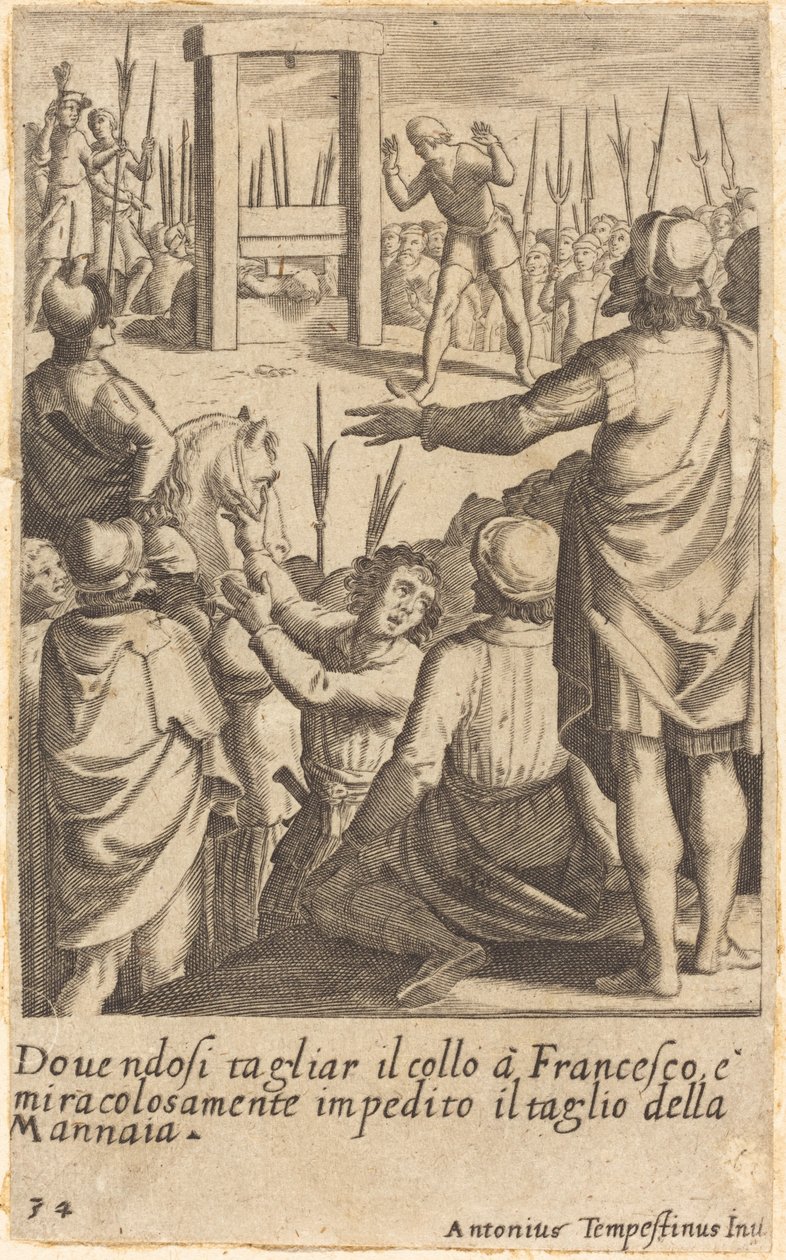 Francesco alkotó: Jacques Callot after Antonio Tempesta