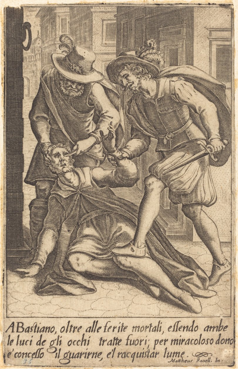 Bastian alkotó: Jacques Callot after Matteo Rosselli