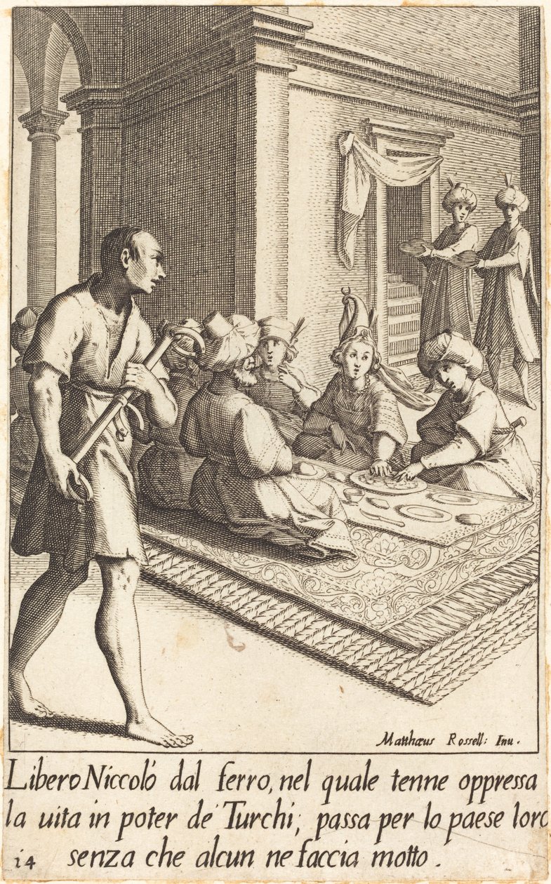 Niccolo alkotó: Jacques Callot after Matteo Rosselli