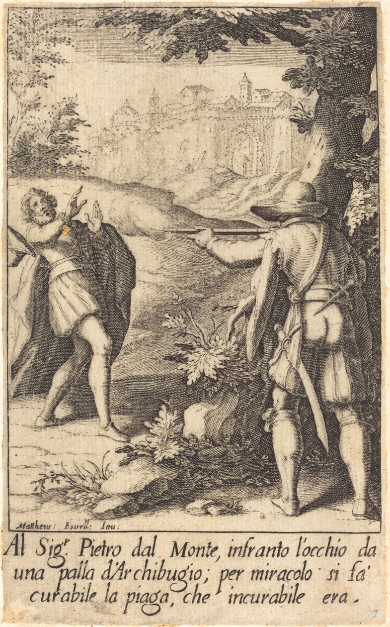 Pietro dal Monte alkotó: Jacques Callot after Matteo Rosselli
