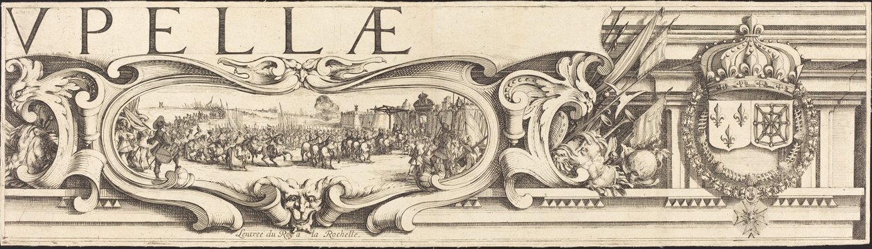 La Rochelle ostroma [16/3. tábla; a készlet tartalma: 1952.8.97-112] alkotó: Jacques Callot and Abraham Bosse