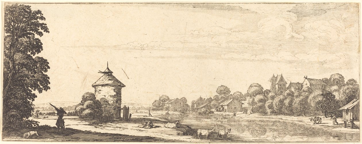A galambtartó alkotó: Jacques Callot or Follower of Jacques Callot