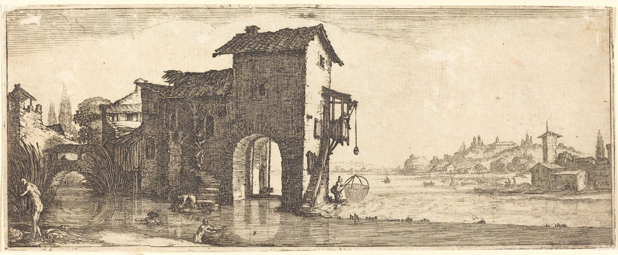 A Vízimalom alkotó: Jacques Callot or Follower of Jacques Callot