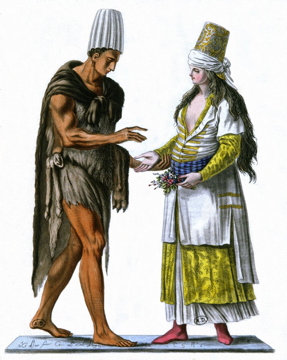 Torlaqui és a jóslás. alkotó: Jacques Charles Bar