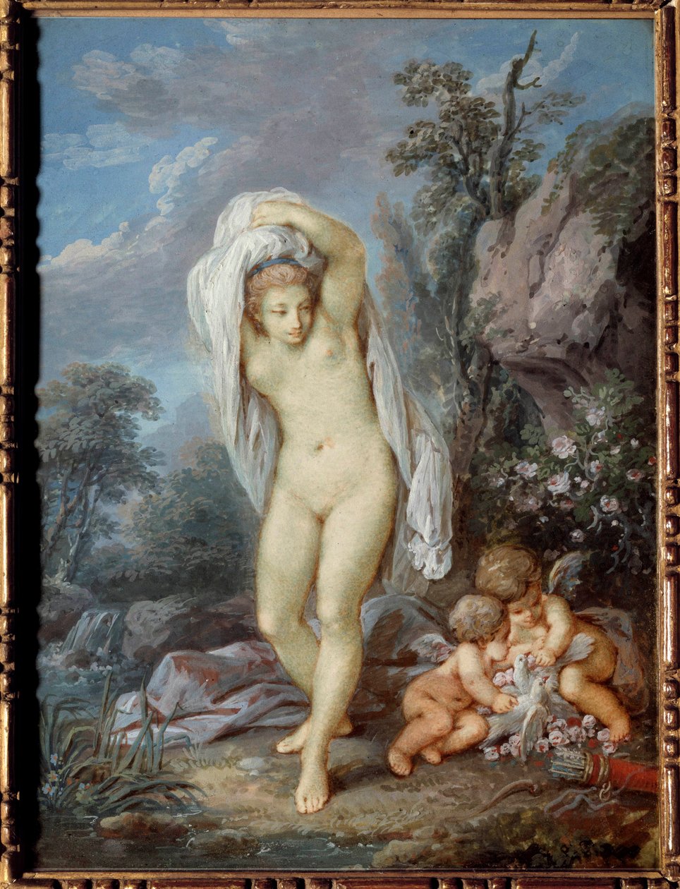 A Vénusz fürdője Jacques Charlier festménye (1720-1790) alkotó: Jacques Charlier