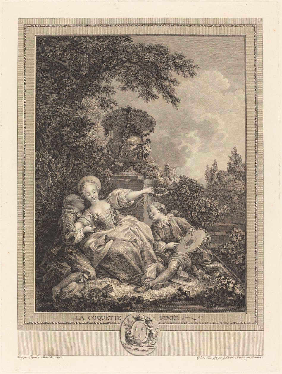 A kacérság véget ért alkotó: Jacques Couché and Jean Dambrun after Jean Honoré Fragonard