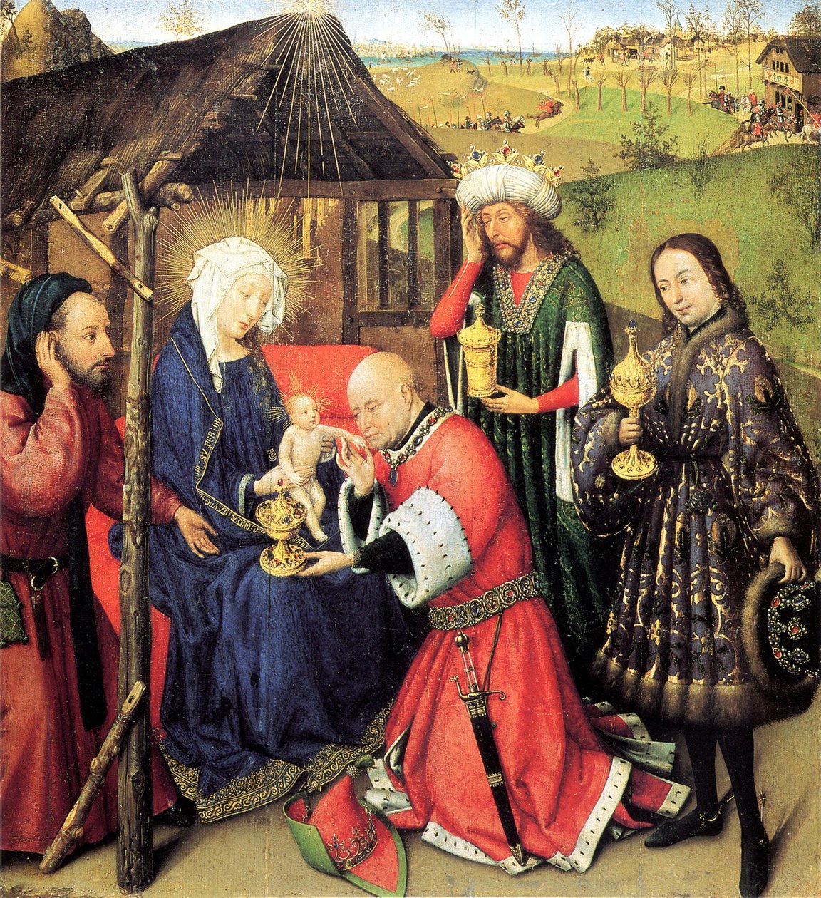 A mágusok imádása c. 1440 alkotó: Jacques Daret