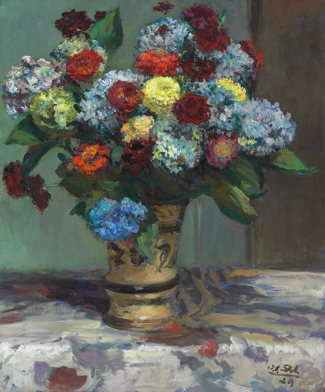 Hortenzia csokor, 1929 alkotó: Jacques Emile Blanche