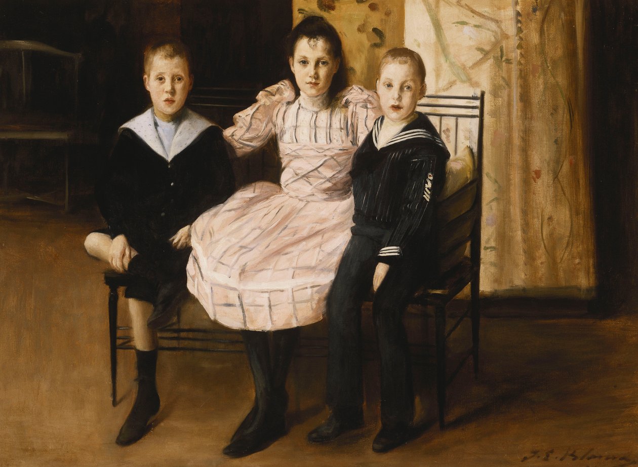 Henry Bernstein és testvére, 1892 alkotó: Jacques Emile Blanche