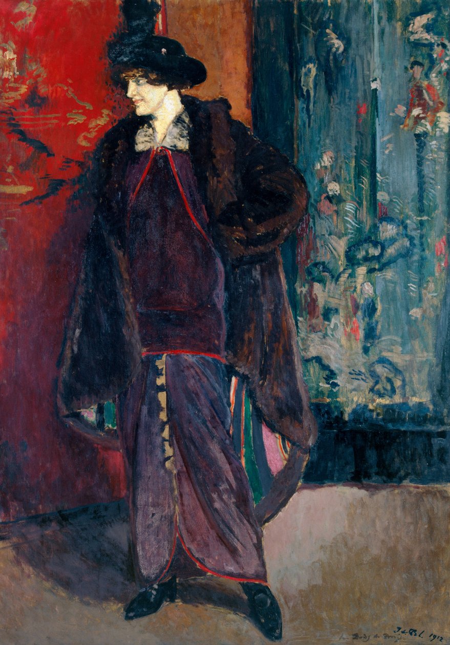 Daisy Fellowes portréja, 1912. alkotó: Jacques Emile Blanche
