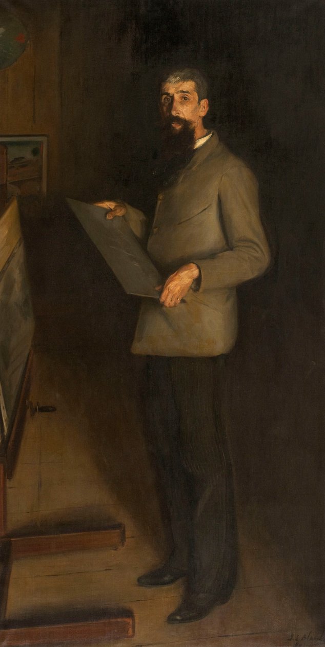 Henri Guérard portréja, 1889. alkotó: Jacques Emile Blanche