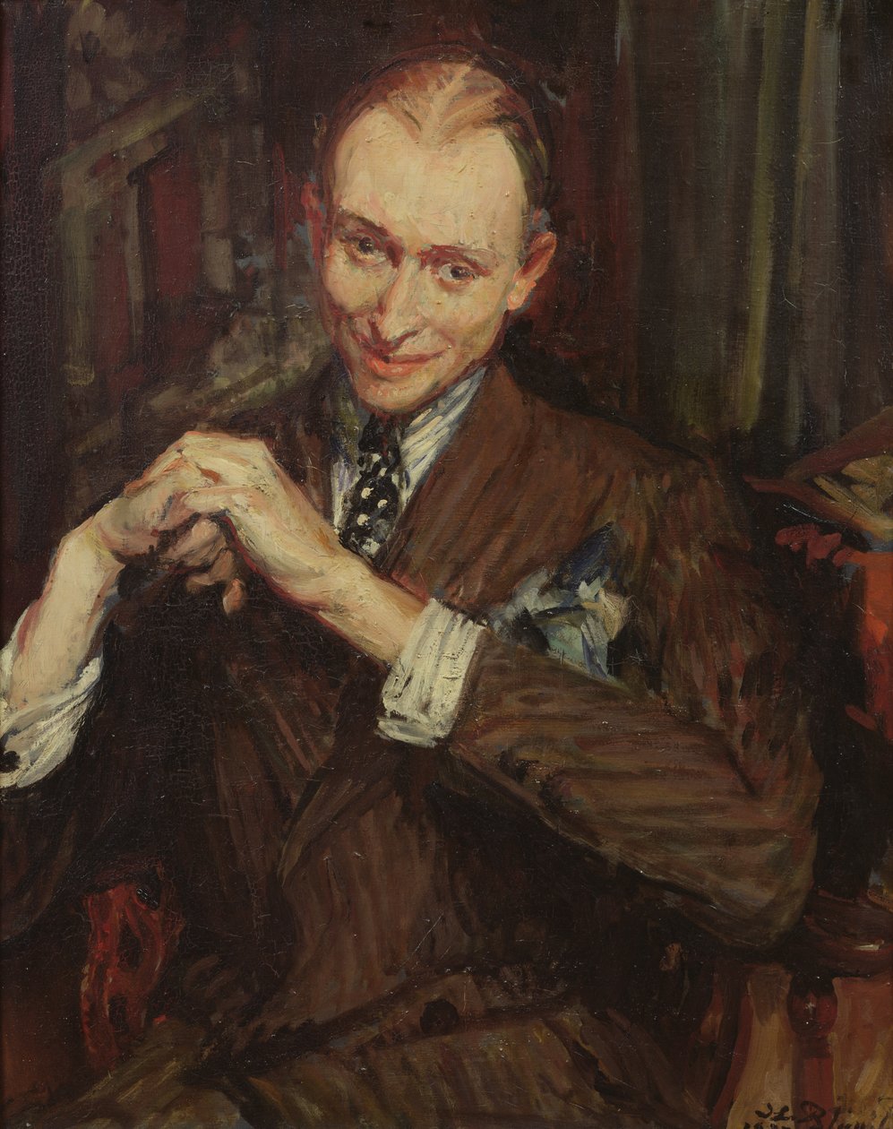 J. Raulet portréja alkotó: Jacques Emile Blanche
