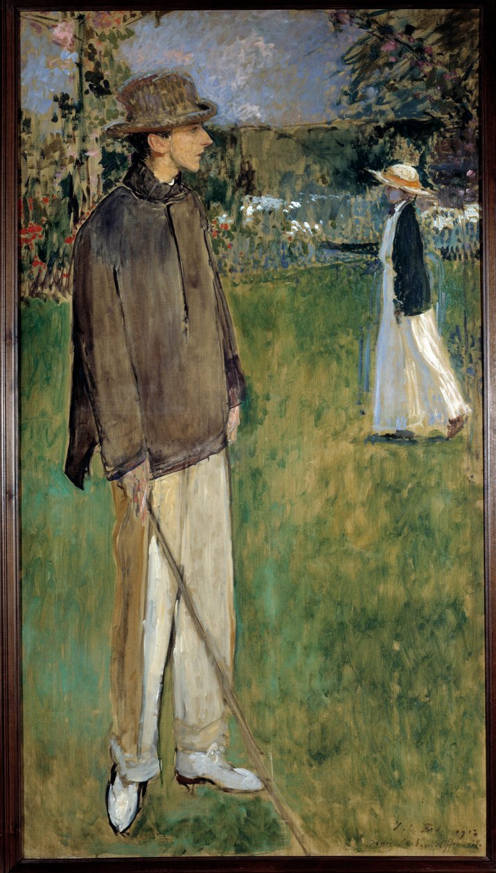 Jean Cocteau (francia költő és író) portréja alkotó: Jacques Emile Blanche