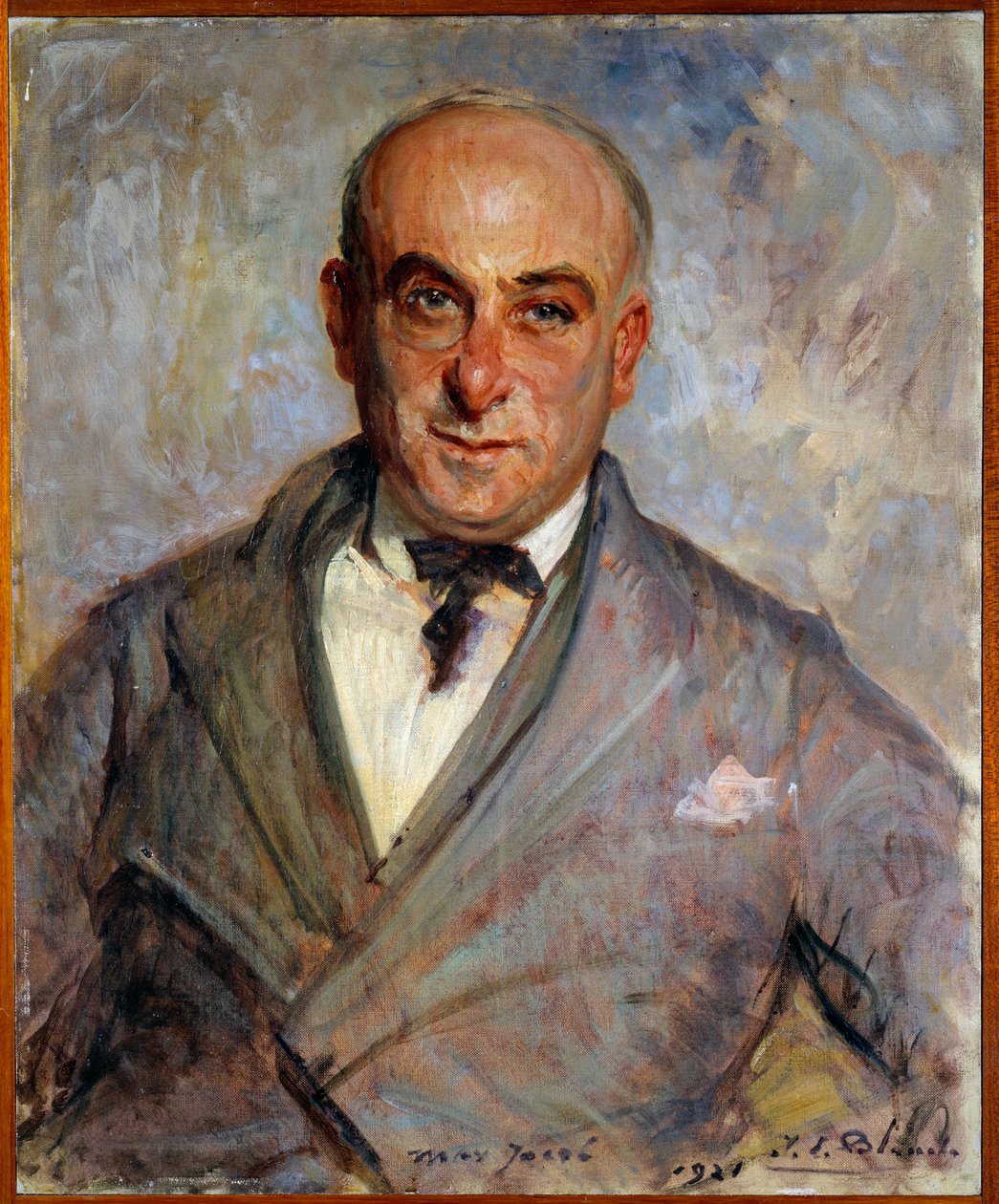 Max Jacob (1876-1944) francia költő portréja Jacques Emile (Jacques-Emile) Blanche festménye (1861-1942) alkotó: Jacques Emile Blanche