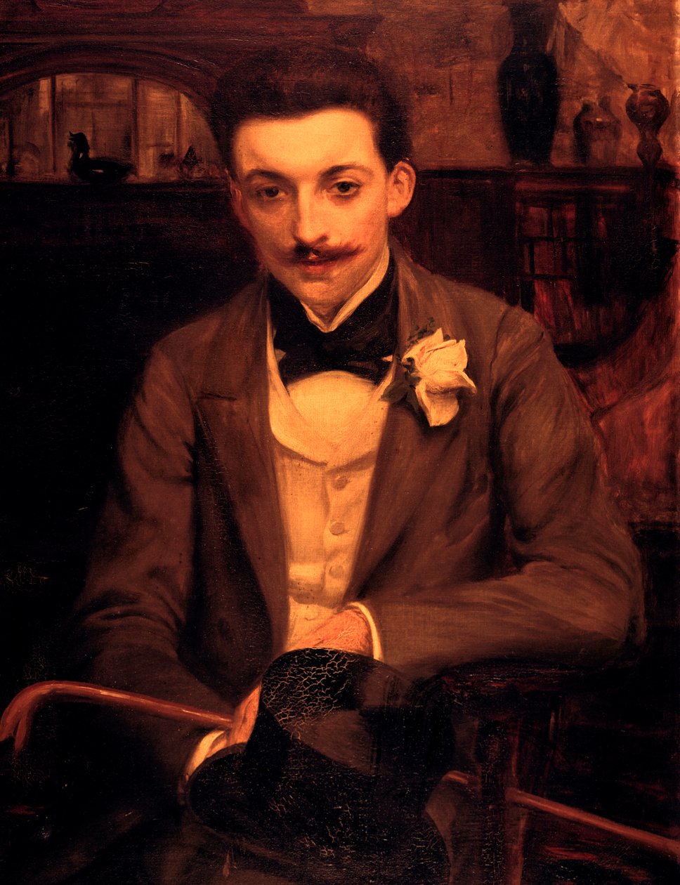 P.Louys portréja, 1861-1942 alkotó: Jacques Emile Blanche