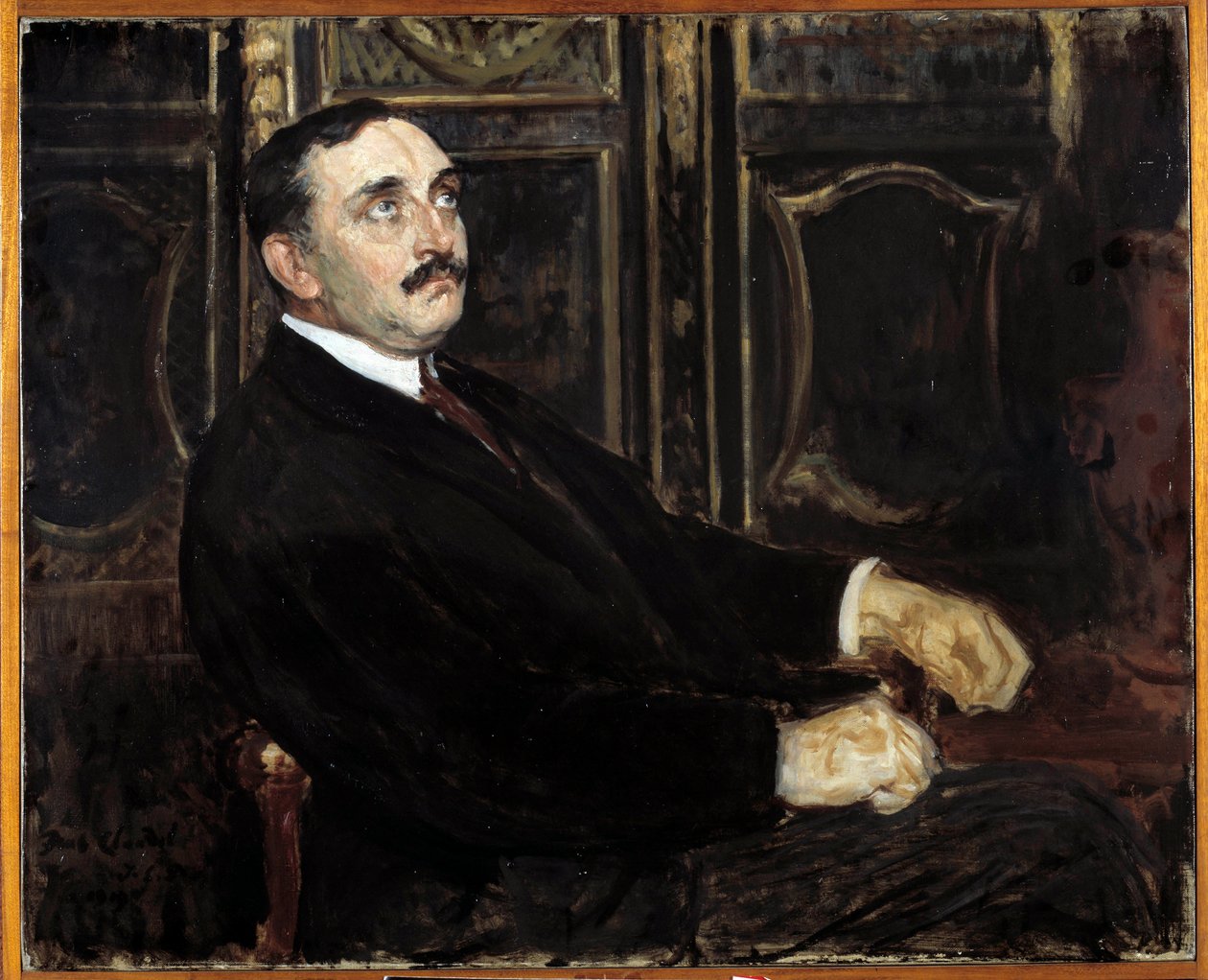Paul Claudel (francia író) portréja alkotó: Jacques Emile Blanche