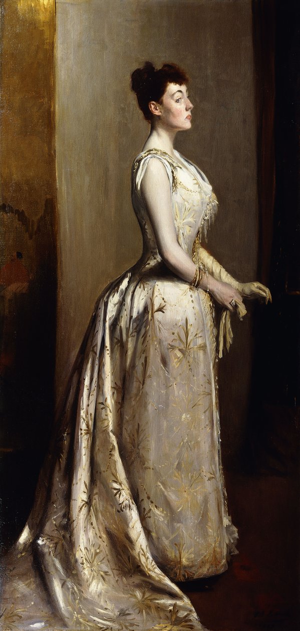 Egy hölgy portréja, 1889 alkotó: Jacques Emile Blanche