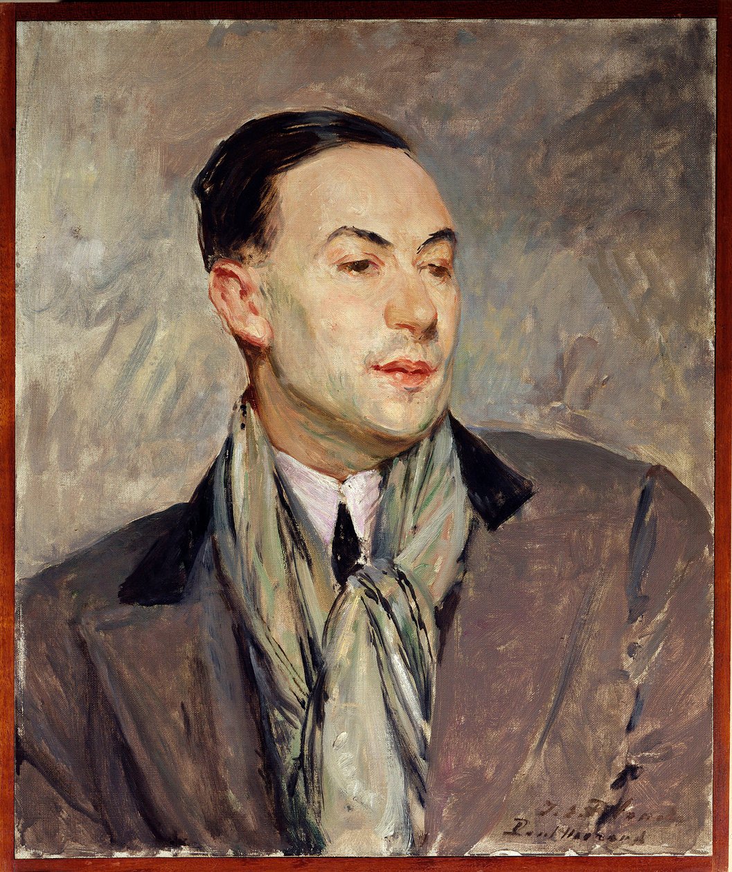 Tanulmány Paul Morand (1888-1976) portréjához. Jacques Emile (Jacques-Emile) Blanche (1861-1942) festménye Dim. 0,54 x 0,45 m Rouen. Szépművészeti Múzeum alkotó: Jacques Emile Blanche