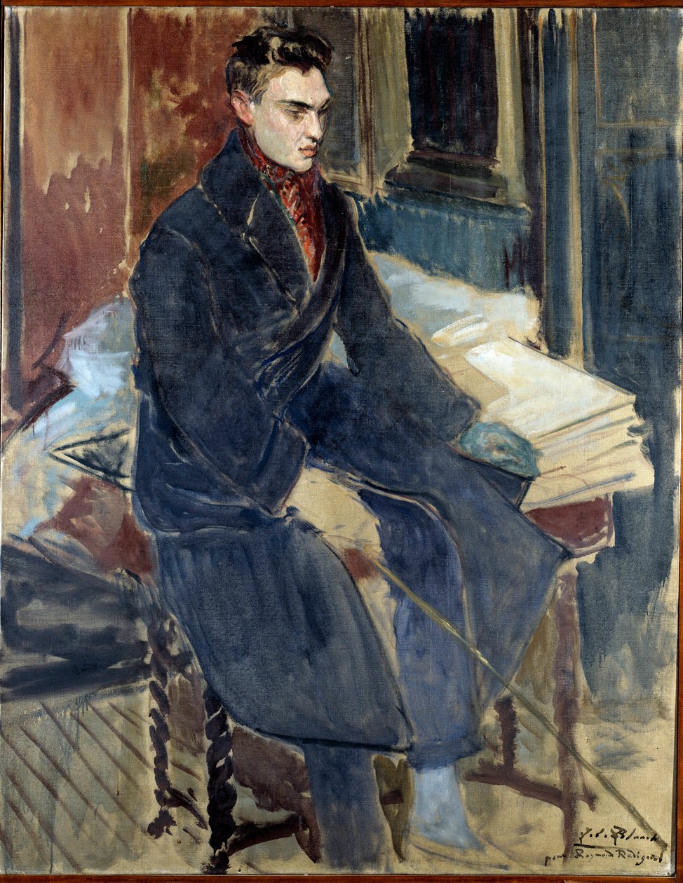 Tanulmány Raymond Radiguet (francia író) portréjához alkotó: Jacques Emile Blanche
