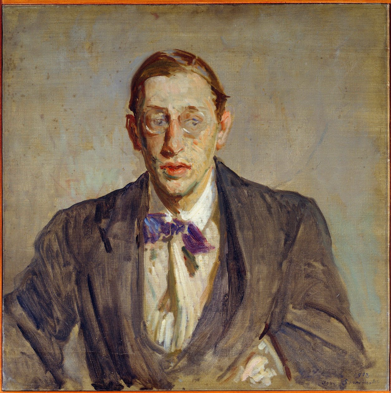 Tanulmány Igor Sztravinszkij zeneszerző portréjához alkotó: Jacques Emile Blanche