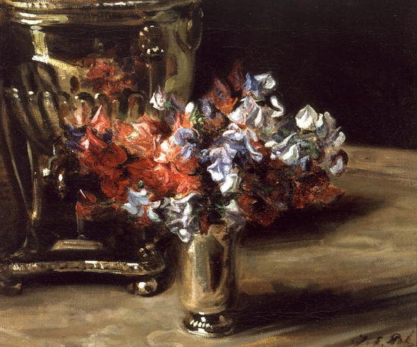 Édes borsó (olaj, vászon) alkotó: Jacques Emile Blanche