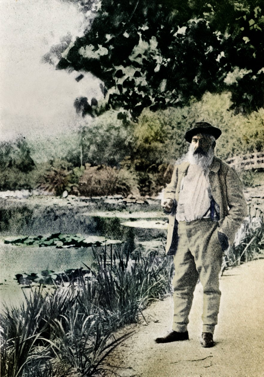„Claude Monet, Giverny”, 1905 alkotó: Jacques Ernest Bulloz