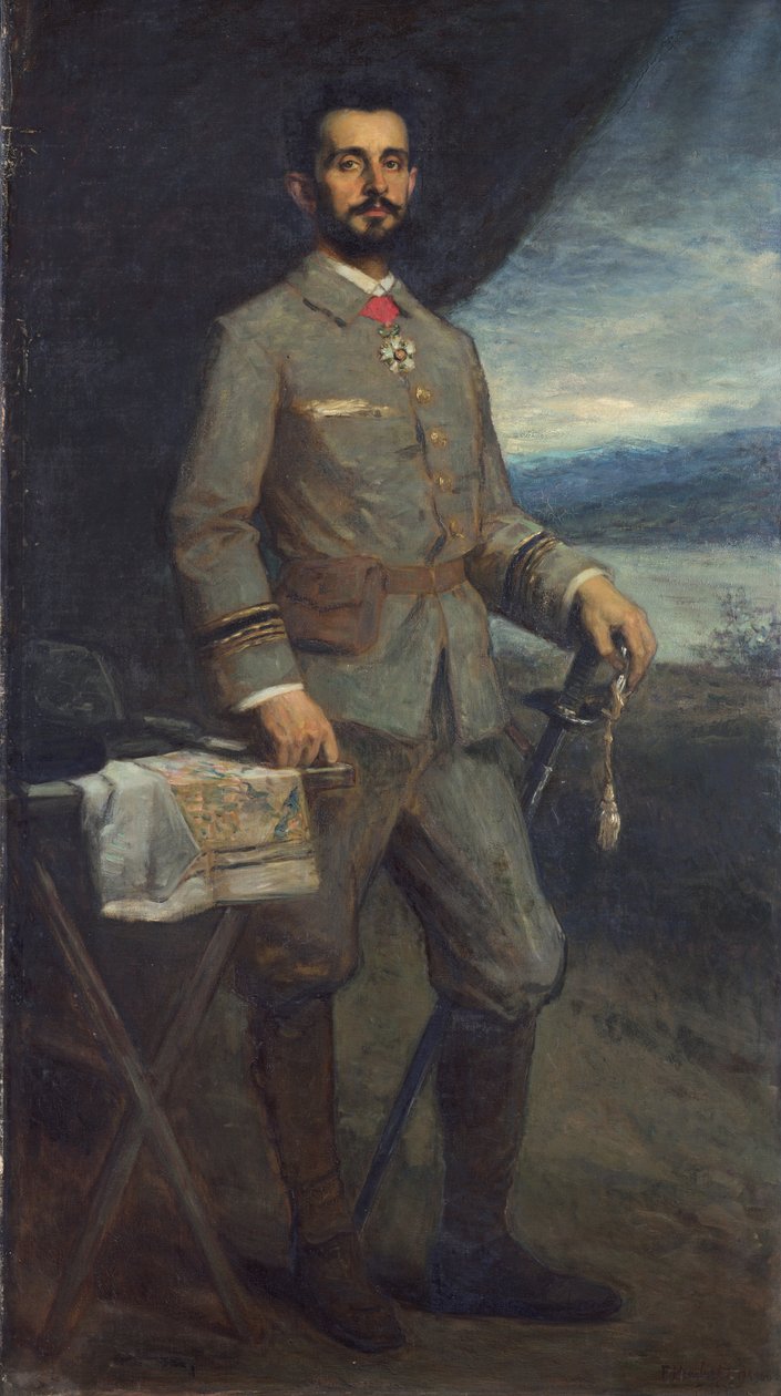 Jean-Baptiste Marchand parancsnok (1863-1934) alkotó: Jacques Fernand Humbert