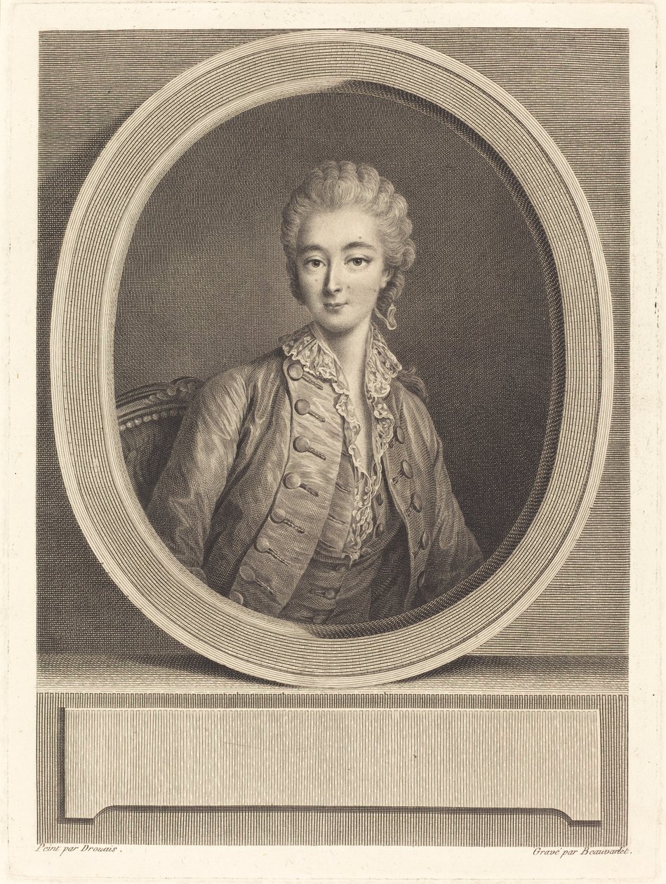 Madame du Barry alkotó: Jacques Firmin Beauvarlet after François Hubert Drouais