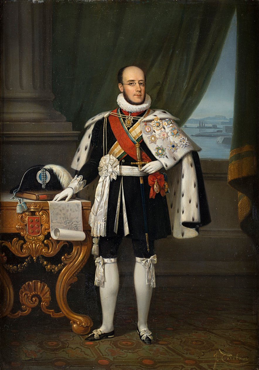 Infante Luís, Porto hercege 1838-1889, I. Luís leendő portugál király, 1860 előtt. alkotó: Jacques Francois Carabain