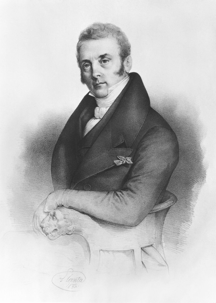 Spirit Auber (1782-1871) 1832 alkotó: Jacques Francois Gauderique Llanta
