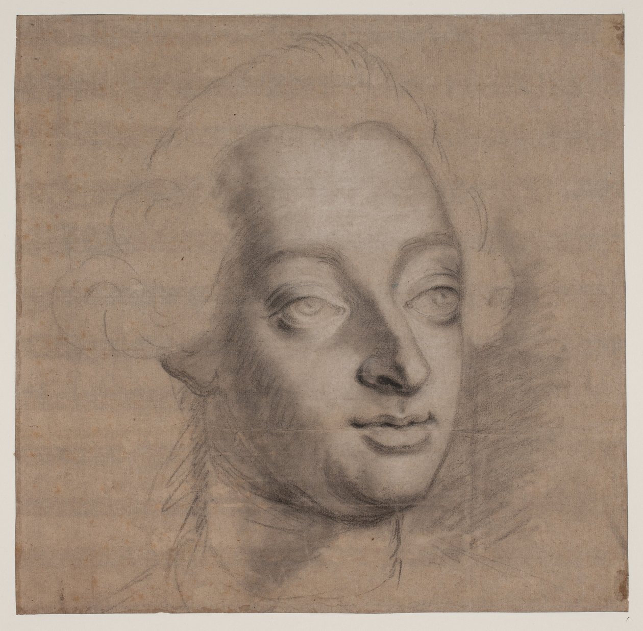 Frederik V. portréja 3/4 Profil alkotó: Jacques Francois Joseph Saly