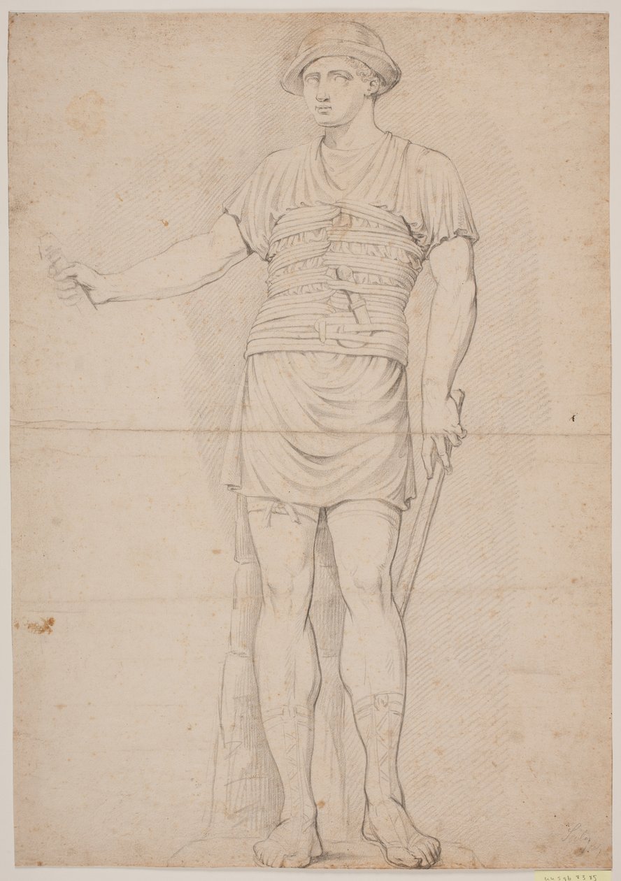 Álló harcos alkotó: Jacques Francois Joseph Saly